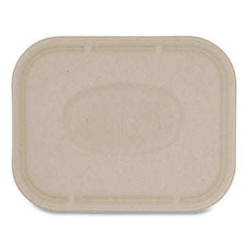 World Centric® Fiber Lids For Fiber Containers, 7.8 X 10.1 X 0.5, Natural, 400-carton freeshipping - TVN Wholesale